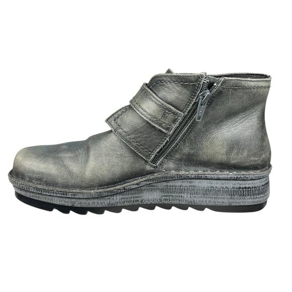 NAOT Women’s Calzado Green Distressed Ankle Boot Size 38 US 7 - Picture 2 of 10